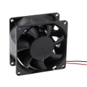 Sunon PMD Series High Pressure 24V DC Axial Fan 143 m³/h Air Flow 9.6 W Power 400 mA Current 80x80x38 mm PMD2408PMB1-A(2).GN