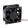 Sunon PMD Series High Pressure 24V DC Axial Fan 143 m³/h Air Flow 9.6 W Power 400 mA Current 80x80x38 mm PMD2408PMB1-A(2).GN