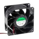 Sunon PMD Series High Pressure 24V DC Axial Fan 143 m³/h Air Flow 9.6 W Power 400 mA Current 80x80x38 mm PMD2408PMB1-A(2).GN