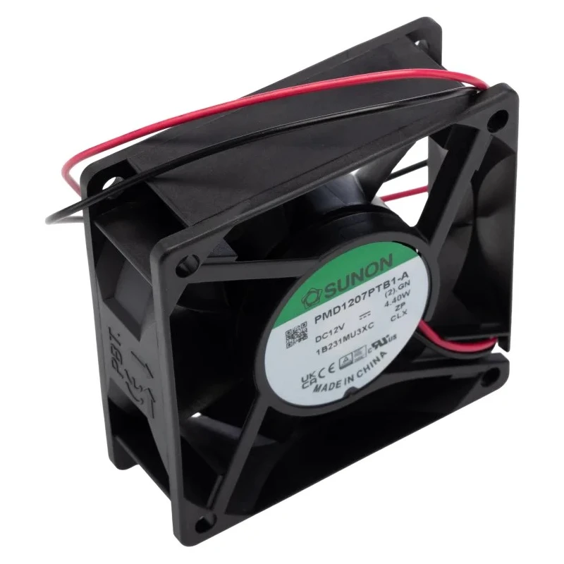 Sunon PMD Series Axial Fan 12V dc 4.4W 83.3 m³/h 70x70x25 mm Ball Bearing PMD1207PTB1-A(2).GN