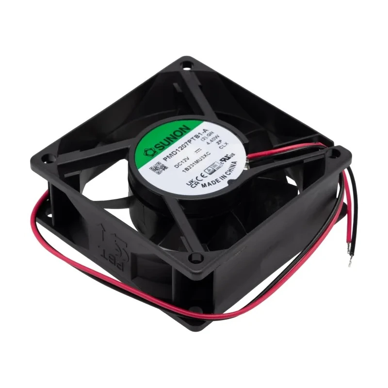 Sunon PMD Series Axial Fan 12V dc 4.4W 83.3 m³/h 70x70x25 mm Ball Bearing PMD1207PTB1-A(2).GN