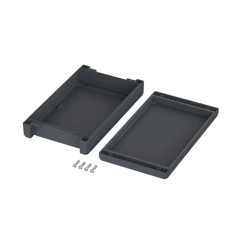 Bopla Bocube Alu Series Aluminium General Purpose Enclosure with Grey Lid, IP66 IP68 IP69 Protection, IK09 Impact 00166324