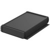 Bopla Aluminium General Purpose Enclosure IP65 Flanged Black Lid 34mm x 138mm x 34mm 84313200.HMT1 ABPH 1300-0200 WL