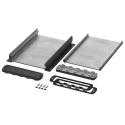 Bopla Aluminium General Purpose Enclosure IP65 Flanged Black Lid 34mm x 138mm x 34mm 84313200.HMT1 ABPH 1300-0200 WL
