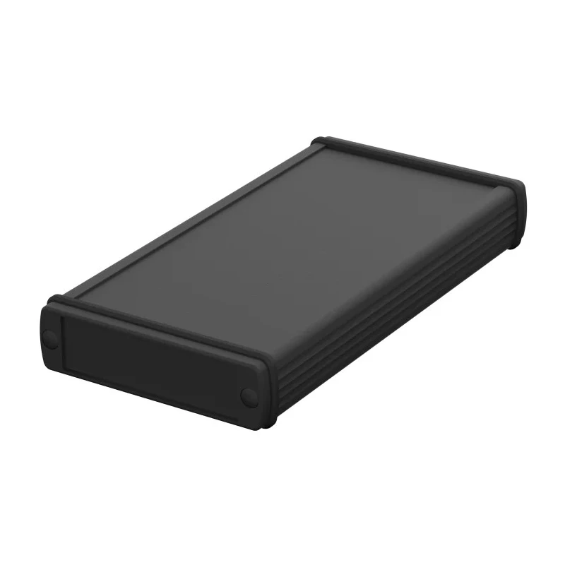 Bopla Aluminium General Purpose Enclosure Alubos (Set) Series Black Lid IP65 22 mm x 82 mm x 150 84826150.HMT1 ABPH 820-0150