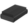 Bopla Aluminium General Purpose Enclosure Alubos Series Black Black Lid IP65 32mm x 106mm x 84510150.HMT1 ABPH 1000-0150 K