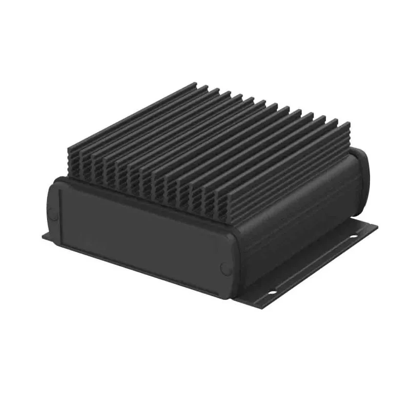 Bopla Aluminium General Purpose Enclosure Flanged Alubos Series Black Lid IP65 32 mm x 106 84410100.HMT1 ABPH 1000-0100 KWL