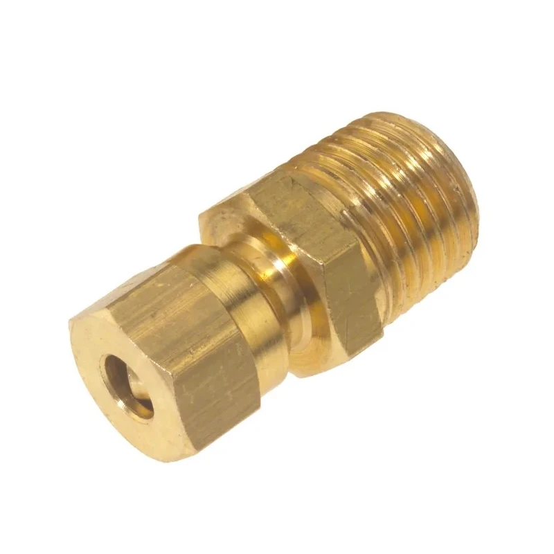 RS PRO Brass BSPT Tapered Series Compression Fitting for Thermocouple or PRT Probe 220-9482