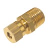 RS PRO Brass BSPT Tapered Series Compression Fitting for Thermocouple or PRT Probe 220-9482