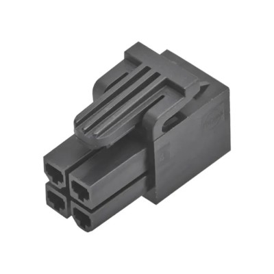 Molex 172708 Male Crimp Connector Housing, 16 Contacts, 4.2 mm Pitch, 2 Row Straight 172708-1016