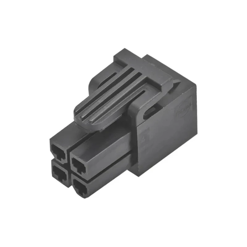 Molex 172708 Male Crimp Connector Housing, 16 Contacts, 4.2 mm Pitch, 2 Row Straight 172708-1016