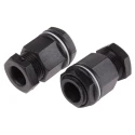 RS PRO Black Plastic Cable Gland M20 Thread 8 mm Min., 13 mm Max., IP55 127-221