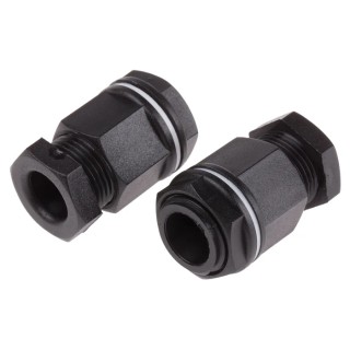RS PRO Black Plastic Cable Gland M20 Thread 8 mm Min., 13 mm Max., IP55 127-221