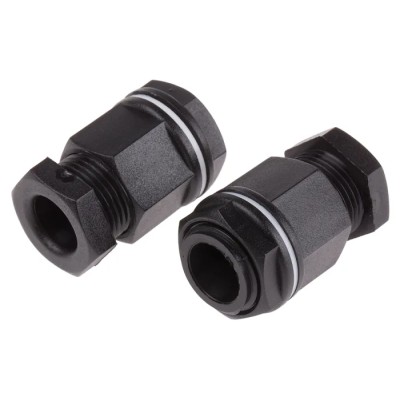 RS PRO Black Plastic Cable Gland M20 Thread 8 mm Min., 13 mm Max., IP55 127-221