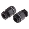 RS PRO Black Plastic Cable Gland M20 Thread 8 mm Min., 13 mm Max., IP55 127-221