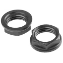 RS PRO Black Polyamide 6 Cable Gland Locknut, M16 Thread 127-259