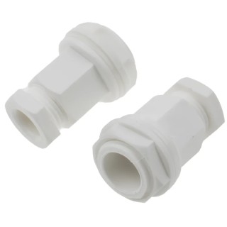 RS PRO White Plastic Cable Gland, M20 Thread, 4 mm Min. to 7 mm Max. Cable Diameter, IP55 Rated 127-372