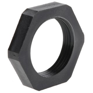 CMP Black Nylon Cable Gland Locknut PG16 Thread 