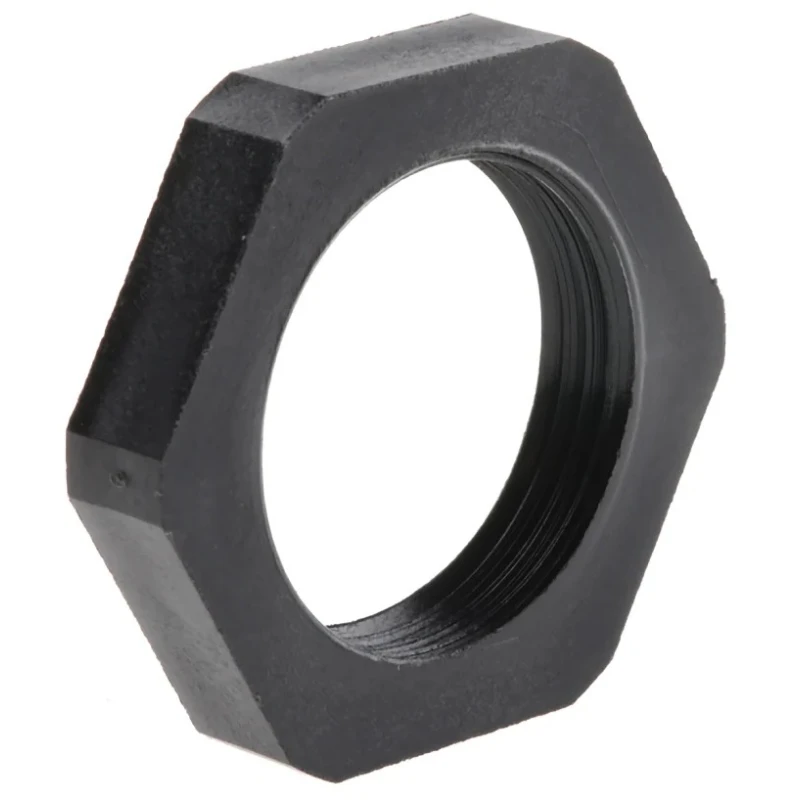 CMP Black Nylon Cable Gland Locknut PG16 Thread 