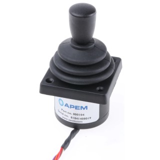 APEM 1-Axis Joystick Conical Progressive Switch IP65, 125 V AC, 1A 
