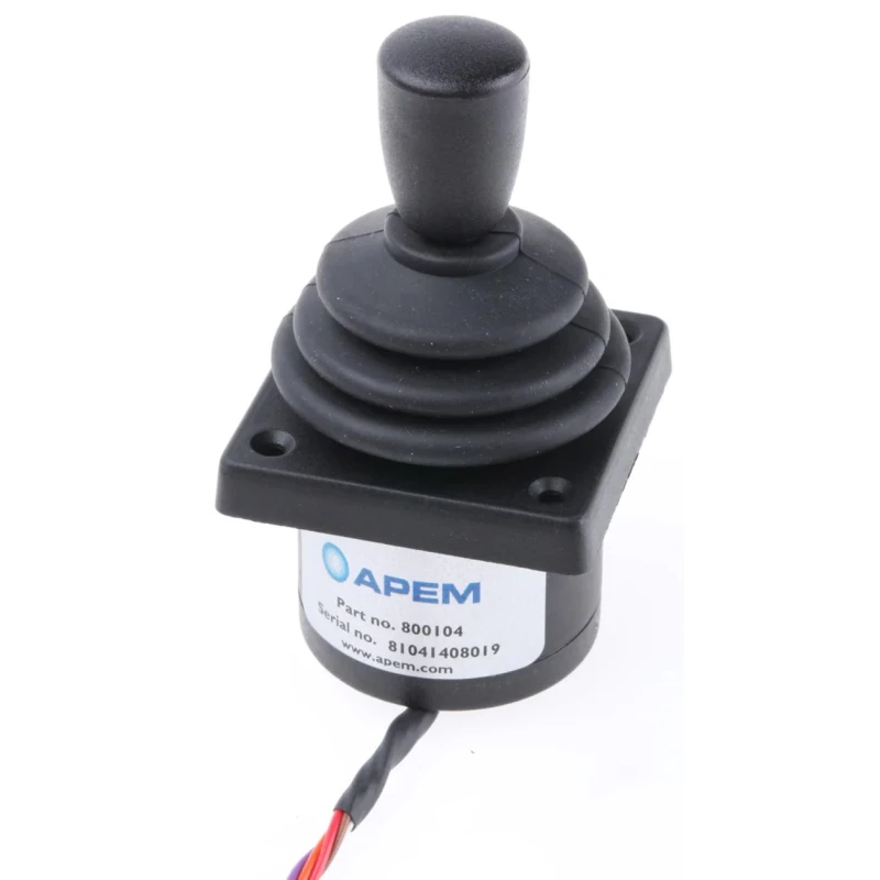 APEM 1-Axis Joystick Conical Progressive Switch IP65, 125 V AC, 1A 
