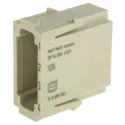 HARTING Heavy Duty Power Connector Module 1.5A HAN Modular Series Male 4 Contacts 50V 09140044501