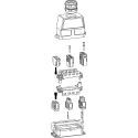 HARTING DIN 41612 Male Coaxial Contact 250V 1.5A Maximum Wire Size 0.5 mm² 09030006160