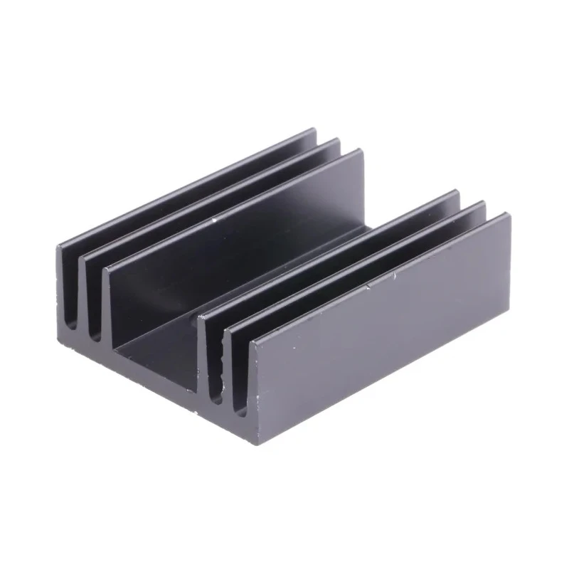 Fischer Elektronik Heatsink for Silicon Wafers 11.5 mm Height 37.5 mm Length 29 mm Width Black Anodised SK0937,5TO220