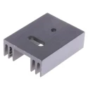 Fischer Elektronik Heatsink for Silicon Wafers 11.5 mm Height 37.5 mm Length 29 mm Width Black Anodised SK0937,5TO220