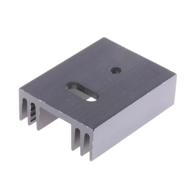 Fischer Elektronik Heatsink for Silicon Wafers 11.5 mm Height 37.5 mm Length 29 mm Width Black Anodised SK0937,5TO220