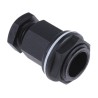 RS PRO Black Plastic Cable Gland M20 Thread, 4 mm Min. to 7 mm Max. Cable Diameter, IP55, LSF Material 127-647