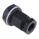 RS PRO Black Plastic Cable Gland M20 Thread, 4 mm Min. to 7 mm Max. Cable Diameter, IP55, LSF Material 127-647