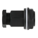 RS PRO Black Plastic Cable Gland M20 Thread, 4 mm Min. to 7 mm Max. Cable Diameter, IP55, LSF Material 127-647
