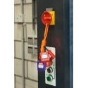 Brady Orange Nylon Non-Conductive Lockout Hasp 6-Lock Capacity 9 mm Shackle Diameter NON CONDUCTIVE LOCKOUT HASP