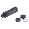 binder Circular Connector, 4 Contacts, Cable Mount, M12 Connector, Plug, Male, IP67, 713 Series 99 0429 142 04