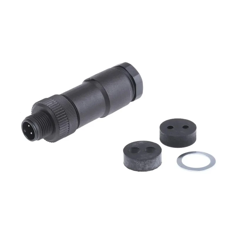 binder Circular Connector, 4 Contacts, Cable Mount, M12 Connector, Plug, Male, IP67, 713 Series 99 0429 142 04