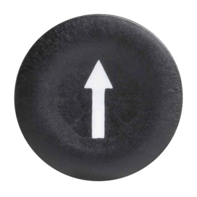 Schneider Electric Black Round Push Button Cap 22mm Diameter for Harmony XB5, Harmony XAL, Harmony XB4 ZBA335