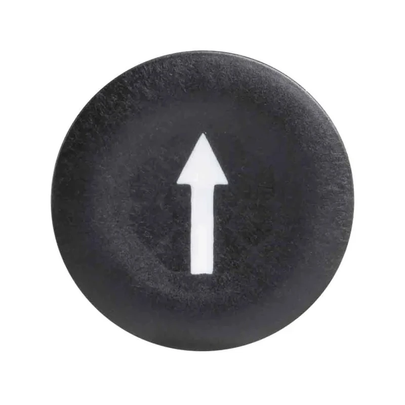 Schneider Electric Black Round Push Button Cap 22mm Diameter for Harmony XB5, Harmony XAL, Harmony XB4 ZBA335