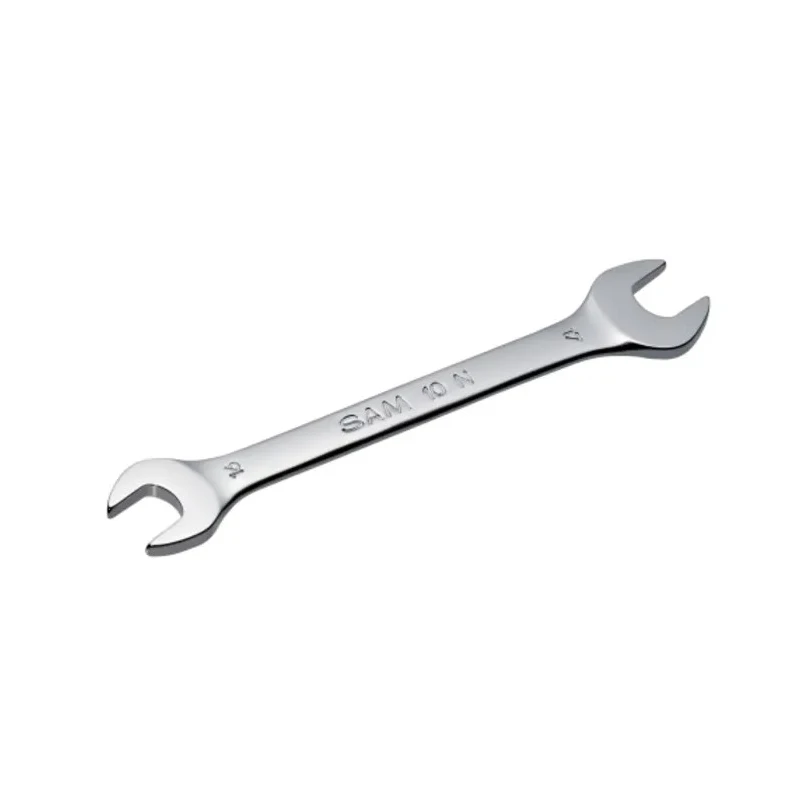 SAM Double Ended Open Spanner Metric Size 10 x 13 mm Chrome Vanadium Steel 172mm Overall Length 10-10X13N