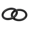 RS PRO Fluorocarbon Elastomer O-Ring 13.94 mm ID 19.05 mm OD Black Shore 70 Hardness 129-088