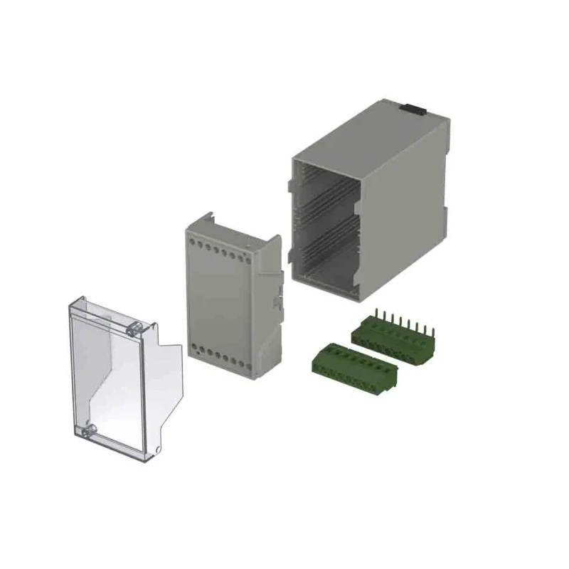 Bopla DIN Rail Enclosure Type CombiNorm-Classic Series ABS Material Grey 109.5mm Length 65004510.HMT1 CN 45 AK