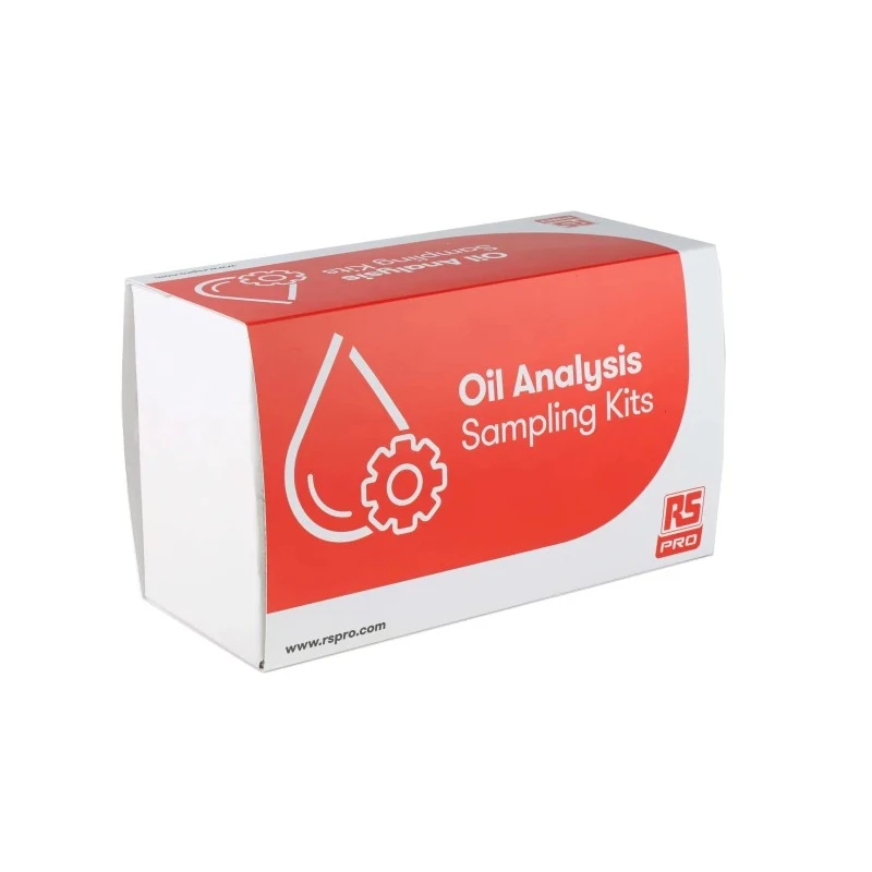 RS PRO 10 Units Oil Test Kit and Box Analysis Service for Automotive Industrial Machinery Manufacturing Marine 221-4799