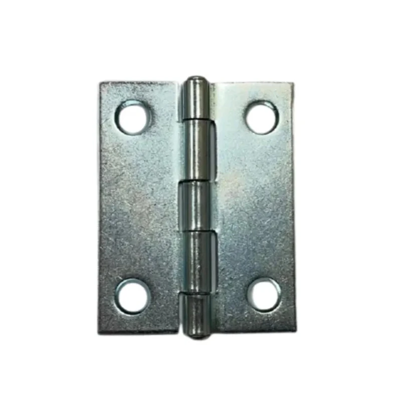 RS PRO Steel Butt Hinge Zinc Plated Screw Fixing Barrel Pin Free Swinging 50 mm x 38 mm x 1.2 mm 221-1576