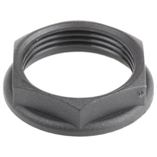 RS PRO Black Polyamide 6 Cable Gland Locknut M25 Thread 127-653