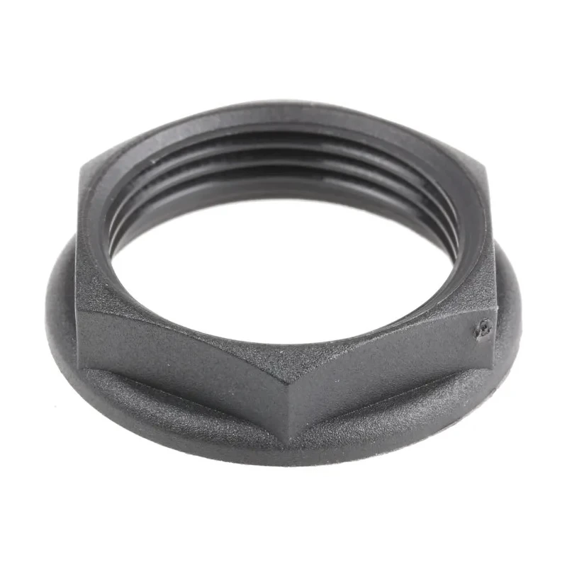 RS PRO Black Polyamide 6 Cable Gland Locknut M25 Thread 127-653