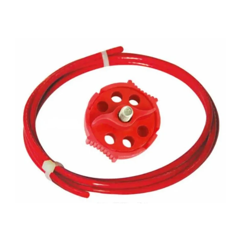 RS PRO Red 6-Lock Lockout Stainless Steel Polypropylene Economy Multi-Purpose Cable Lockout 8.25mm Shackle Diameter 221-5273