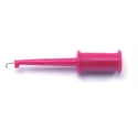 Pomona Red Hook Clip with 2 mm Tip, 60V DC, 3A Current, 9.1 mm Socket, 43.43 mm Length 4233-2