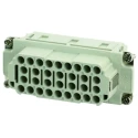 Amphenol Industrial Heavy Duty Power Connector Insert, 16A, Female, 32 Contacts, Heavy Mate C146 Series C146 10B032 500 10