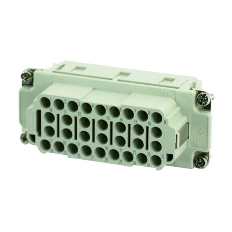 Amphenol Industrial Heavy Duty Power Connector Insert, 16A, Female, 32 Contacts, Heavy Mate C146 Series C146 10B032 500 10