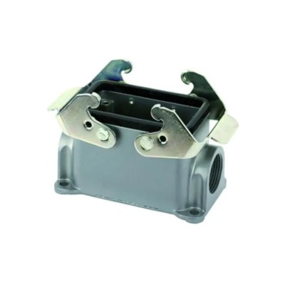 Amphenol Industrial Heavy Duty Power Connector Housing Aluminium Alloy Body IP65 Rated 2 Lever Locking C146 10N010 501 1
